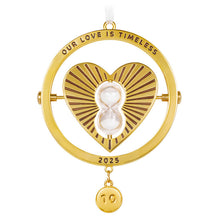 Load image into Gallery viewer, Our Love Is Timeless 2025 Metal Ornament