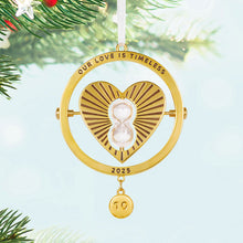 Load image into Gallery viewer, Our Love Is Timeless 2025 Metal Ornament