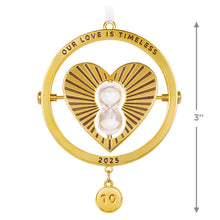Load image into Gallery viewer, Our Love Is Timeless 2025 Metal Ornament