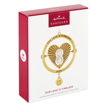 Load image into Gallery viewer, Our Love Is Timeless 2025 Metal Ornament