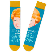 Load image into Gallery viewer, Blanche The Golden Girls Center of Attention Novelty Crew Socks