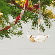 Load image into Gallery viewer, Grandbaby's First Christmas Pea in a Pod 2023 Porcelain Ornament