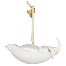 Load image into Gallery viewer, Grandbaby's First Christmas Pea in a Pod 2023 Porcelain Ornament