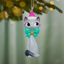 Load image into Gallery viewer, Mini Christmas Kitty Ornament, 1.25"