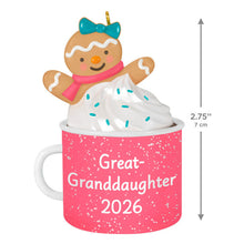 Load image into Gallery viewer, Great-Granddaughter Hot Cocoa Mug 2026 Ornament - Hallmark Timmins