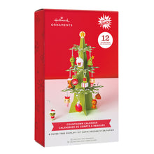 Load image into Gallery viewer, Dr. Seuss's How the Grinch Stole Christmas!™ Hallmark Countdown Calendar Paper Tree Set With 12 Mini Ornaments