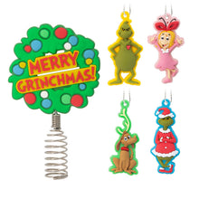 Load image into Gallery viewer, Mini Dr. Seuss's How the Grinch Stole Christmas!™ Hallmark Tree Topper and Ornaments, Set of 5