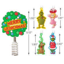 Load image into Gallery viewer, Mini Dr. Seuss's How the Grinch Stole Christmas!™ Hallmark Tree Topper and Ornaments, Set of 5