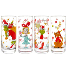 Load image into Gallery viewer, Dr. Seuss's How the Grinch Stole Christmas!™ Drinking Glasses, Set of 4