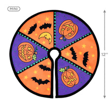 Load image into Gallery viewer, Mini Halloween Tree Topper and Tree Skirt, Set of 2