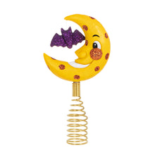 Load image into Gallery viewer, Mini Halloween Tree Topper and Tree Skirt, Set of 2