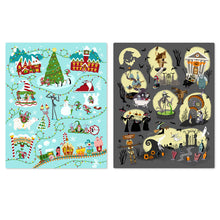 Load image into Gallery viewer, Disney Tim Burton's The Nightmare Before Christmas Two-Sided Throw Blanket, 50x60