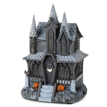 Load image into Gallery viewer, Hauntsville Collection Musical Vampire Manor Tabletop Decoration With Light, 9.75”