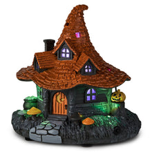 Load image into Gallery viewer, Hauntsville Collection Musical Witch House Tabletop Decoration With Light, 7.5”