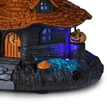 Load image into Gallery viewer, Hauntsville Collection Musical Witch House Tabletop Decoration With Light, 7.5”