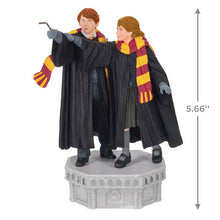 Load image into Gallery viewer, Harry Potter and the Chamber of Secrets™ Collection Ron Weasley™ and Hermione Granger™ Ornament With Light and Sound