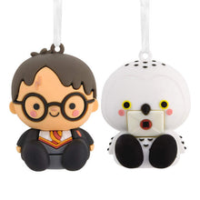 Load image into Gallery viewer, Better Together Harry Potter™ and Hedwig™ Magnetic Hallmark Ornaments, Set of 2
