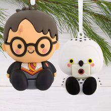 Load image into Gallery viewer, Better Together Harry Potter™ and Hedwig™ Magnetic Hallmark Ornaments, Set of 2