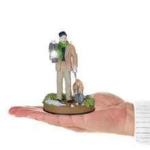 Load image into Gallery viewer, Disney The Haunted Mansion Collection The Caretaker and His Dog Ornament With Light and Sound