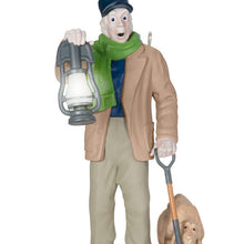 Load image into Gallery viewer, Disney The Haunted Mansion Collection The Caretaker and His Dog Ornament With Light and Sound