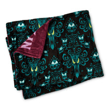 Load image into Gallery viewer, Disney The Haunted Mansion Glow-in-the-Dark Two-Sided Throw Blanket, 50x60