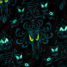 Load image into Gallery viewer, Disney The Haunted Mansion Glow-in-the-Dark Two-Sided Throw Blanket, 50x60