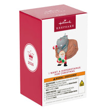 Load image into Gallery viewer, I Want a Hippopotamus for Christmas Musical Ornament - Hallmark Timmins