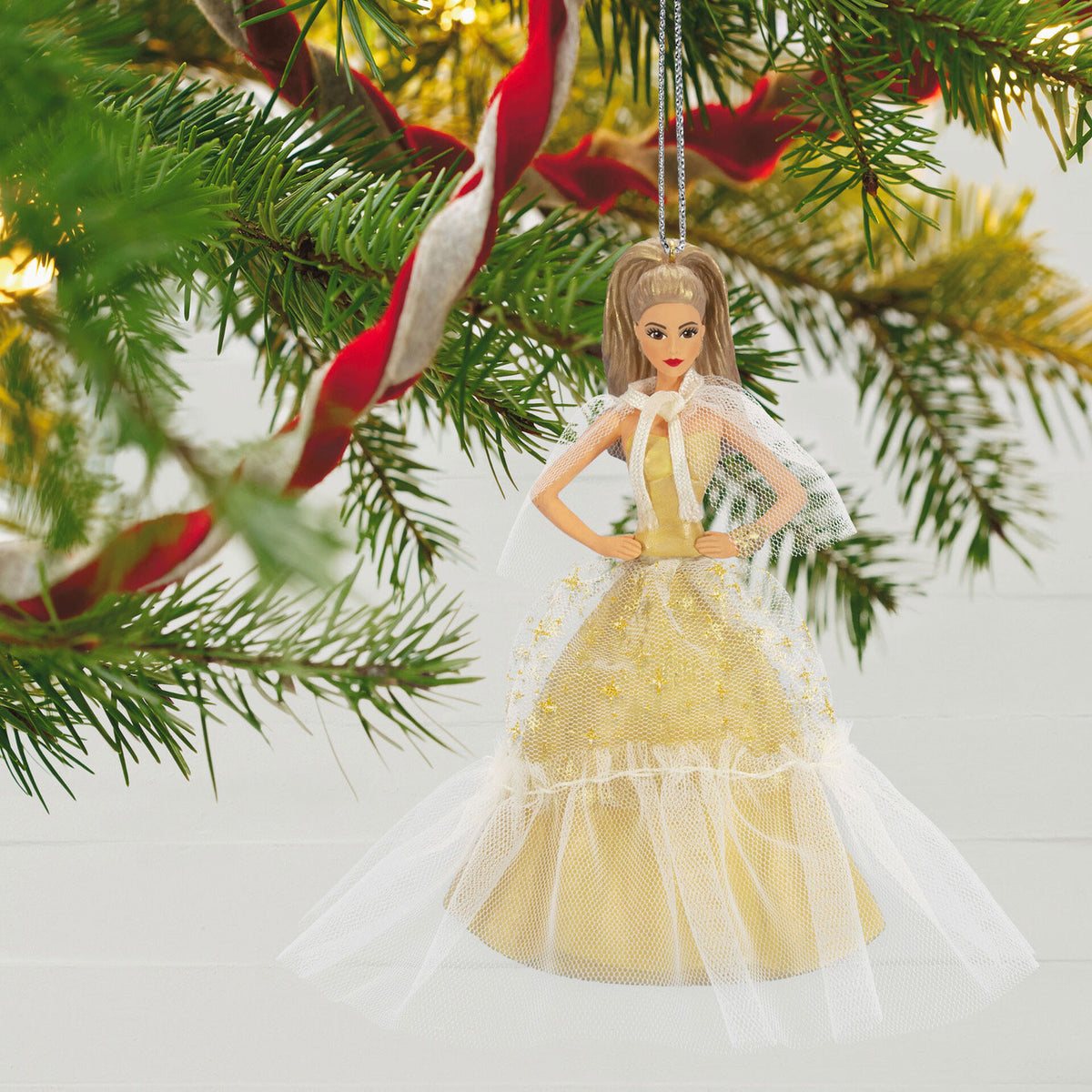 2023 Latina Holiday Barbie Ornament Hallmark Timmins