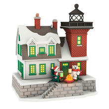 Load image into Gallery viewer, Holiday Lighthouse 2025 Ornament With Light