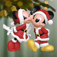 Load image into Gallery viewer, Disney Mickey and Minnie Merry Kissmas! Ornament - Hallmark Timmins