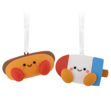 Load image into Gallery viewer, Better Together Hot Dog and Freeze Pop Magnetic Hallmark Ornaments, Set of 2