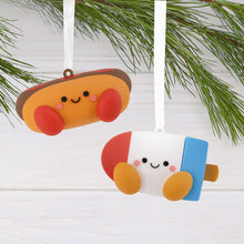 Load image into Gallery viewer, Better Together Hot Dog and Freeze Pop Magnetic Hallmark Ornaments, Set of 2