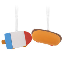 Load image into Gallery viewer, Better Together Hot Dog and Freeze Pop Magnetic Hallmark Ornaments, Set of 2