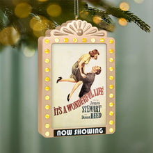 Load image into Gallery viewer, It's a Wonderful Life 80th Anniversary Now Showing Ornament With Light - Hallmark Timmins