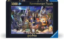 Load image into Gallery viewer, Hogwarts Castle Cutaway - 3000 Piece Puzzle by Ravensburger