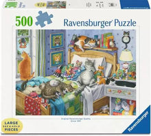 Load image into Gallery viewer, Cat Nap - 500 Piece Puzzle by Ravensburger