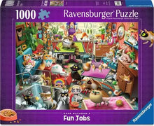 Load image into Gallery viewer, The Cat Groomer - 1000 Piece Puzzle by Ravensburger - Hallmark Timmins