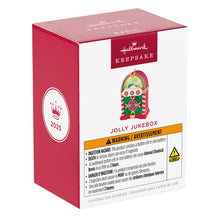 Load image into Gallery viewer, Jolly Jukebox Musical Ornament With Light