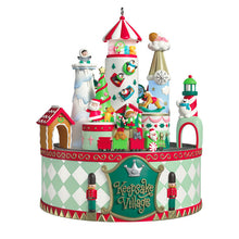 Load image into Gallery viewer, Keepsake Village Musical Ornament With Light and Motion