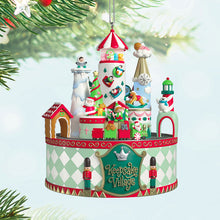 Load image into Gallery viewer, Keepsake Village Musical Ornament With Light and Motion