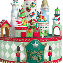 Load image into Gallery viewer, Keepsake Village Musical Ornament With Light and Motion