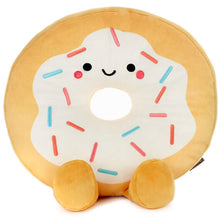 Load image into Gallery viewer, Large Better Together Donut and Coffee Magnetic Plush Pair, 12"