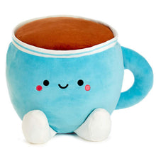 Load image into Gallery viewer, Large Better Together Donut and Coffee Magnetic Plush Pair, 12"