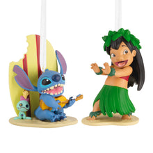 Load image into Gallery viewer, Disney Lilo & Stitch Hallmark Ornaments, Set of 2