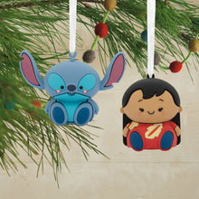 Load image into Gallery viewer, Better Together Disney Lilo & Stitch Magnetic Hallmark Ornaments, Set of 2