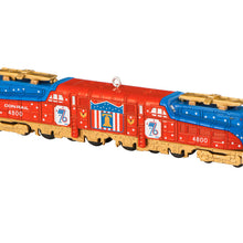 Load image into Gallery viewer, Lionel® Trains Conrail Bicentennial GG1 Locomotive With Gold Accents Metal Ornament - Hallmark Timmins