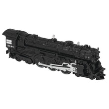 Load image into Gallery viewer, Lionel Trains 700E Hudson metal ornament, black die‑cast with turning wheels (2025)