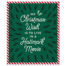 Load image into Gallery viewer, Hallmark Channel My Christmas Wish Throw Blanket, 50x60