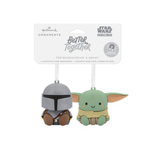 Load image into Gallery viewer, Better Together Star Wars: The Mandalorian™ and Grogu™ Magnetic Hallmark Ornaments, Set of 2