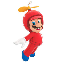 Load image into Gallery viewer, Nintendo Super Mario™ Powered Up With Mario Propeller Mario Ornament